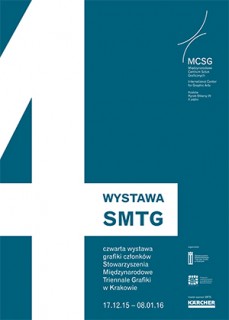 Plakat do 4 Wystawy członków Stowarzyszenia Międzynarodowe Triennale w Krakowie (źródło: www.triennial.cracow.pl)