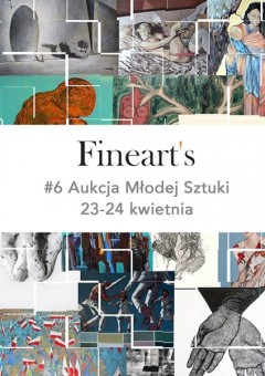 Aukcja Młodej Sztuki Fineart's - plakat, źródło: fineartsah.com