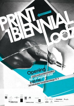 I Międzynarodowe Biennale Grafiki Łódź 2016 - plakat, źródło: http://lodzprints.com/